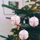 thumbnail image 4 of Xihbxyly Ofertas Lighten Del Día Prime Bolas Navideñas Espuma 10 Cm Decoradas En Perlas y Caja de Pvc, Juego de Bolas Navideñas Pintadas a Mano, 4 of 7