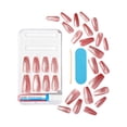 thumbnail image 3 of KISS Gel Fantasy Magnetic Long Coffin Gel Nails, Glossy Medium pink, 28 Count, 3 of 5