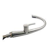 Zoe Single Handle Bathroom Sink Faucet (Brushed Nickel)