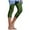 Q-1-Green, variant on Mrat Women's Mid Capris Pants Cropped Leggings Capris for Women Waist Slim Elastic Capris for Women Stretch Capris Casual Summer Trousers Purple XL