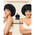 thumbnail image 2 of Gorro de seda AWAYTR para mujeres que duermen, 100% seda de morera, 2 of 7
