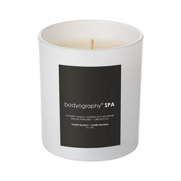Bodyography Vela Aromática de Spa, Velas de Lujo, Vainilla Bourbon, 230 g