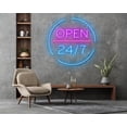 thumbnail image 4 of Glowneon Open 24/7 Neon Signs, Welcome Signboard Decor for Pub/Store, 4 of 4