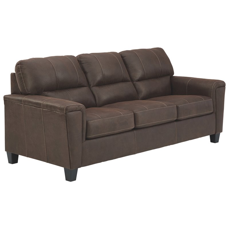 Signature Design by Ashley Navi Queen Sleeper Sofa in Chestnut