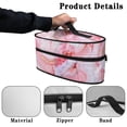 thumbnail image 5 of HELLHERO Marble Pattern Portable Steamer Travel Organizer 11.8x6.69x5.5 Inches Reusable for Handheld Steams Iron(Case Only), 5 of 6