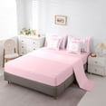 thumbnail image 5 of jejeloiu Girl Personalized Gifts 7-Piece Twin Bedding Sets,First Letter G Bedding Comforter Set For Bowknot Lover Reversible, 5 of 8
