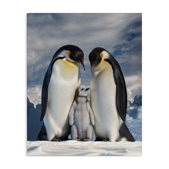 Stupell Industries Contemporary Penguins In The Wild Canvas Art, 16 x 20, by Scott Stulberg