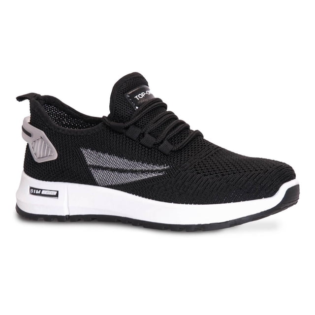Tenis Mujer TOP ONE Ligeros Deportivo Comodo Textil negro