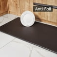 thumbnail image 5 of Sanmadrola Kitchen Rugs Cushioned Anti-Fatigue Runner Rug 0.75'' Thick Waterproof Non-Slip Kitchen Mats Heavy Duty PVC Comfort Foam Rug for Kitchen, Floor Home, Office, Sink, Laundry 20x60'' Brown, 5 of 9