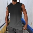 thumbnail image 2 of uikmnh Tank Tops Men,Mens Summer Simple Gradient Top with Shoulder and Back Heart Sleeveless Top,Mens Tank Top(Color:Grey,Size:2XL), 2 of 4