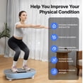 thumbnail image 2 of MERACH Vibration Plate Exercise Machine, Vibrating Platform Exercise Machines for Muscle Activation & Lymphatic Drainage with LED Touch Screen, Bluetooth, Resistance Bands, 2 of 9