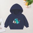 thumbnail image 2 of KPOPLK Boys Graphic Hoodies Fall Casual Long Sleeve Cool Clothes for 1t 2t 3t 4t Winter Toddler Kids Pullover Fashion Sweatshirt Navy Size 18-24 Months, 2 of 7
