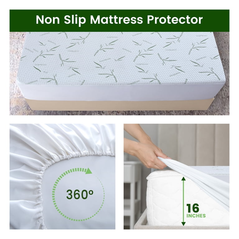 Lux Decor Waterproof Mattress Protector, Twin photo 5