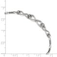 thumbnail image 2 of 6.5mm Sterling Silver Infinity With 1inch Ext. Anklet - 3.5 Grams - 9 Inch, 2 of 2