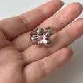 thumbnail image 7 of Milue Sweet Flower Ring for Women Adjustable Open Rings Female Aesthetic Finger Ring, 7 of 7