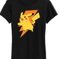 thumbnail image 3 of Pokémon - Pikachu Bolt - Women's Short Sleeve Graphic T-Shirt, 3 of 5