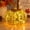 Yellow, variant on Halloween Lamp Decorations, 2026 New Pumpkin Light, Cute LED Pumpkin Figurine, Sparkling Night Glass Pumpkins Lamp for Shelf Mantel Fireplace Party Indoor Outdoor Fall Holiday Decor