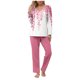 thumbnail image 2 of Puntoco Mujer Otoño Moda Casual Impreso Con Cuello En V Manga Larga + Pantalones Traje Rosa Xl, 2 of 5