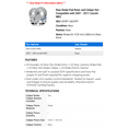 thumbnail image 2 of Rear Brake Pad Rotor and Caliper Set - Compatible with 2007 - 2011 Lincoln MKZ 2008 2009 2010, 2 of 2