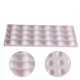 thumbnail image 4 of Advancent Molde de silicona para pastel, molde semicircular de 24 cavidades para postre de Mousse de gelatina, molde para hornear Chocolate DIY Herramientas y accesorios para hornear Advancent HA001721-00, 4 of 8