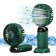 thumbnail image 1 of Ventilador de mano, ventiladores portátiles recargables por USB con 5 velocidades, mini ventiladores de escritorio plegables que funcionan con baterías con pantalla LED (verde), 1 of 4