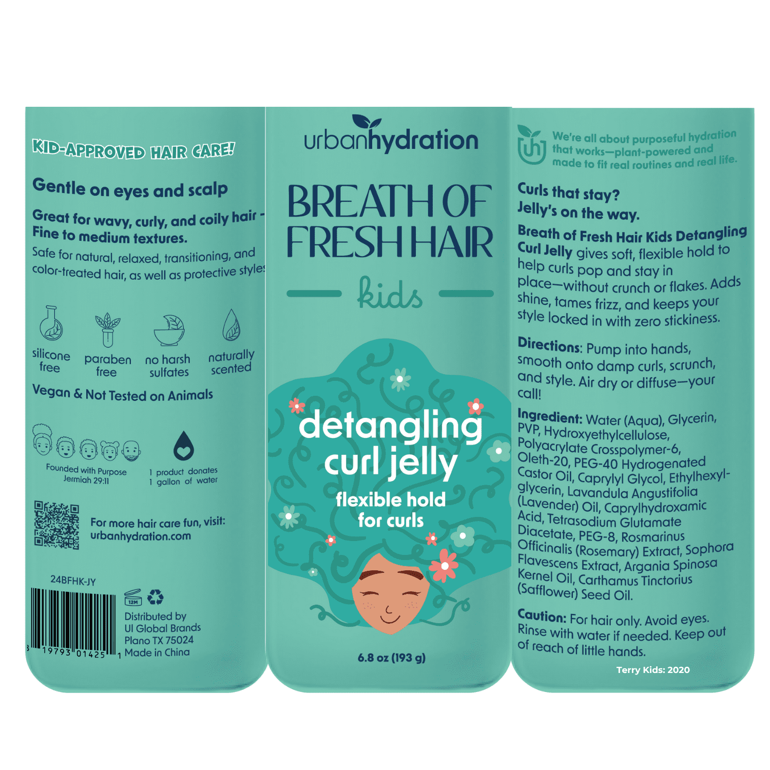 Urban Hydration No FRIZZ Curl Control Shingle & Clump Curl Jelly
