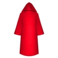 thumbnail image 7 of Hurxie Mens Adult Robe Hooded Cloak Halloween Christmas Party Cosplay Costume Vampire Tunic Hooded Uniform, 7 of 7