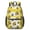 Sunflower and Bee, variant on Sunflower and Gingham Yellow Pattern 17" School Backpacks for Teens,Waterproof Oxford Fabric,S-Shape Padded Straps for School,Travel,Hiking,Camping