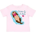 thumbnail image 3 of Inktastic Otter-ly in Love-otter with Heart Boys or Girls Toddler T-Shirt, 3 of 5