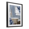 thumbnail image 2 of Stupell Industries Shabby Chic Bathroom Blues Floral Tub Black Framed Print Under Glass, 17 x 21, by Kim Allen, 2 of 7