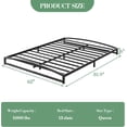 thumbnail image 2 of Ourlova Quick Assembly Twin Size Metal Bed Frame Under 30 Minutes with Tools Pre Sorted Hardware and Visual Instructions, 2 of 7