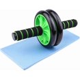 thumbnail image 3 of Abs Wheel Double Wheel Abdominal Wheel Multifunctional Abdominal Core Exercise Home Fitness Abdominal Wheel Trainer Green, 3 of 4