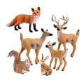 thumbnail image 3 of Set de juego de 6 piezas de animales de la selva, modelos de animales, figuras de simulación coleccionables, artículos de escritorio para fiestas, 3 of 9