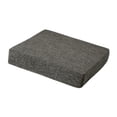 thumbnail image 2 of Almohadilla de silla de esponja cuadrada almohadilla anti-deslizamiento cómodo, fácil de limpiar, cojín de almohadas para almohadas para sala de estar Gris oscuro, 2 of 8