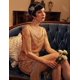 thumbnail image 4 of Diadema de vestido elegante CHAO tipo flapper de cristal años 20, 4 of 5