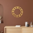 thumbnail image 4 of unbranded Adhesivo De Pared Redondo Dorado Con Superficie Acrílica Para, 4 of 8