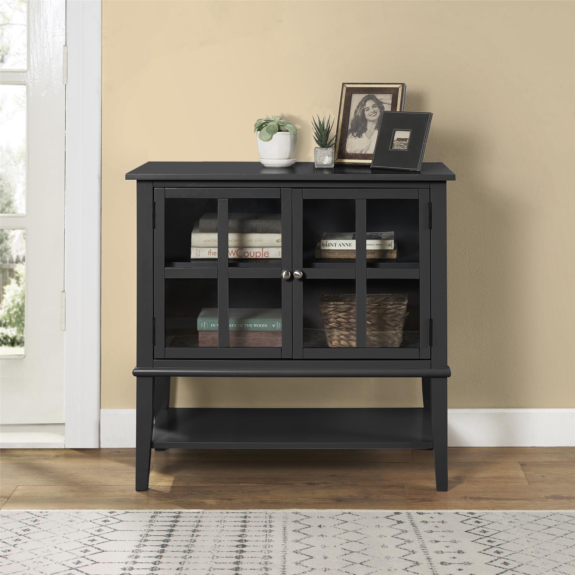 Ameriwood Home Franklin 2 Door Storage Black