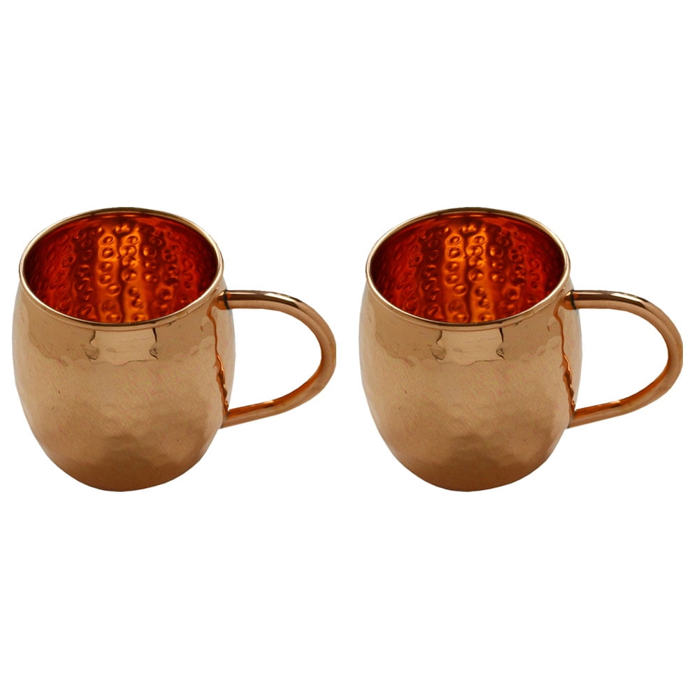 Event Enhancers 16 oz Moscow Mule Mug Set of 4 Gold Hammered 