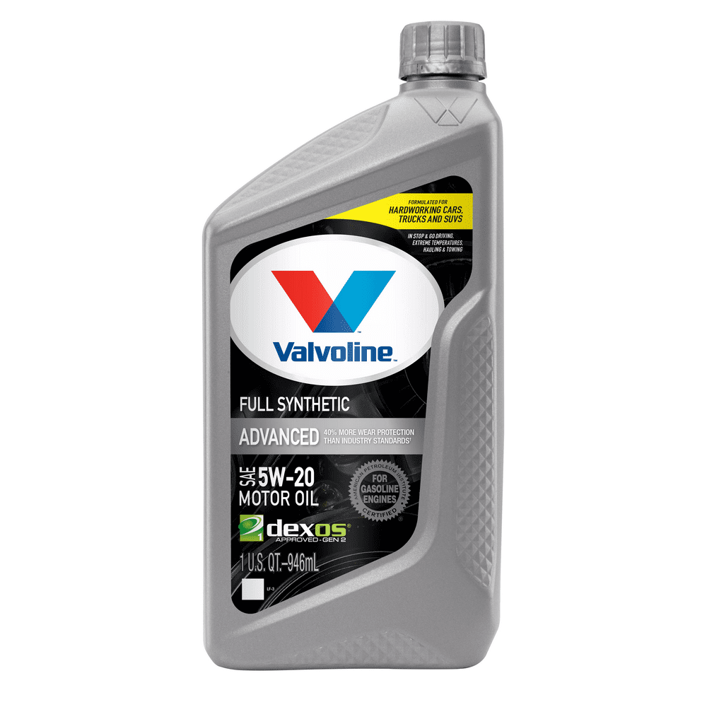 Valvoline Advanced Full Synthetic SAE 5W20 Motor Oil 1 QT Walmart