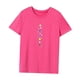 thumbnail image 3 of Camiseta para mujer Ropa deportiva de verano Trajes de ajuste regular Camisa con cuello redondo para caminar SG, 3 of 7