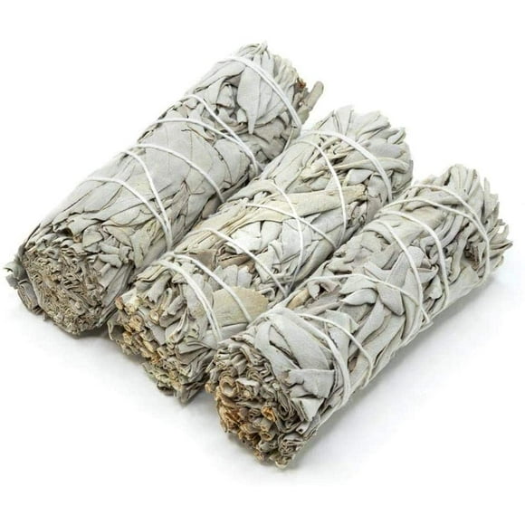White Sage Smudge Sticks - 1 Pack/3 Pack 3.54 inch White Sage Bundles - Wanderlust Smudging Wand Incense Stick for Home Cleansing Purifying Healing Meditation Yoga Aromatherapy and Smudge Rituals