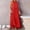 Red, variant on Dolkfu Refined Womens Summer&Fall Dresses Sleeveless Crew Neck Beige Maxi Peasant Dresses Romance Relaxed Fit Modern Solid Dresses Beige,L