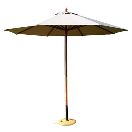 International Concepts 9' Octagonal Market Patio Umbrella in Natural