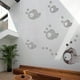 thumbnail image 3 of Pegatina de pared de peces 3D, decoración del hogar, mural artístico, bricolaje para sala de estar, pegatinas de espejo de baño de cristal acrílico, L, dorado Scienceny JJ11086-03, 3 of 5