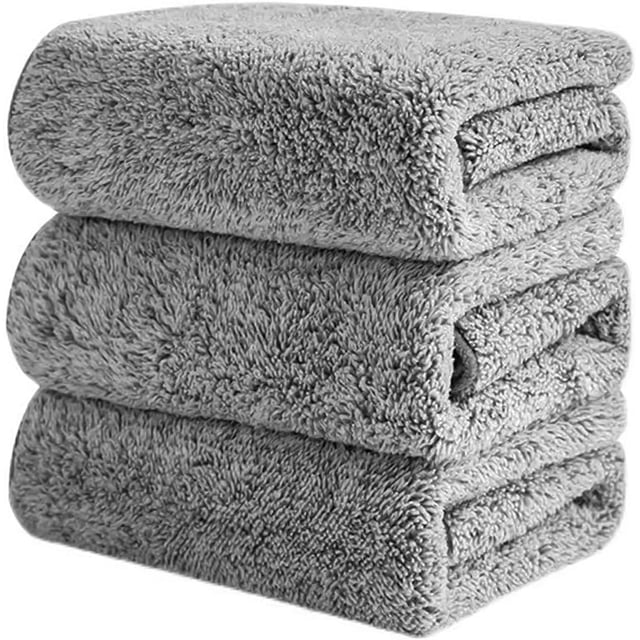Paquete de 5 paños de limpieza de microfibra, toallas de microfibra sin pelusas, trapos de limpieza suaves y altamente absorbentes, trapos de limpieza reutilizables, toallas de tela para detalles del