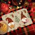 thumbnail image 2 of Btomtd Christmas Placemats with Elks Print for Western Restaurant, Insulated Table Place Mats for Holiday Decoration, Festival Tablecloths Options, 18"x12", A, 2 of 6