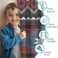 thumbnail image 3 of Blackout Kids Curtains,Colorful Geometric Triangle Chevron Pattern Childrens Insulated Curtains Set Of 2,Bedroom Essentials,Toddler Room Decor 52x84in(132x213cm), 3 of 5