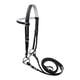 thumbnail image 1 of Cabezada para caballo con riendas, cuerda de montar, accesorios de equitación, cabestro. M negro, 1 of 9