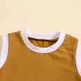 thumbnail image 5 of Musuos Toddler Boys Shorts Set, 3M 6M 12M 18M 24M 3Y Sleeveless Crew Neck Patchwork Tank Top with Elastic Waist Shorts Summer Outfit, 5 of 10