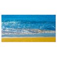 thumbnail image 2 of Sandy Beach and Calm Blue Sea Surf - Seashore Canvas Art Print, 2 of 3